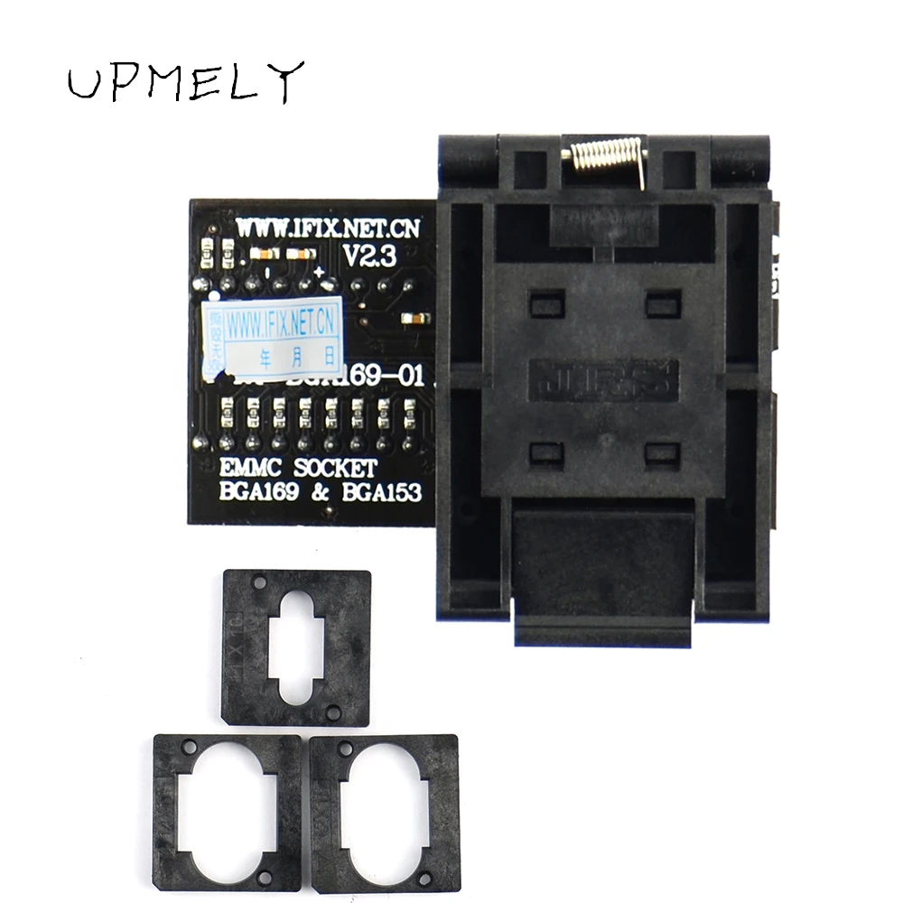 Оригинальный BGA169 / BGA153 EMMC адаптер V2.3 с 3 ограничивающими коробками BGA для