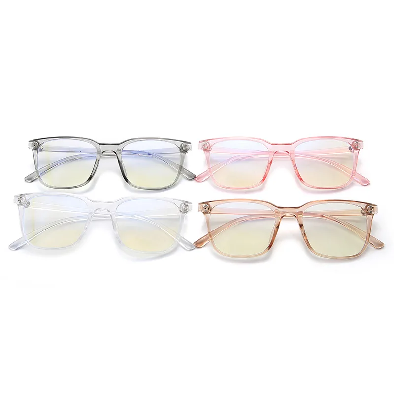 

2021 Blue Light Glasses Women Computer Reading Eyeglass For Men Big Frame Clear Eyewear Transparent Square Lunettes Gaming Gafas