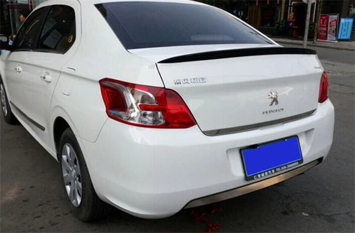 Спойлер для Peugeot 301 2014-2017 спойлер WXK из АБС-пластика цветной задний автомобильного