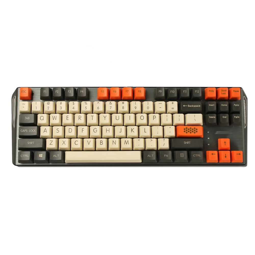 Carbon 61 87 104 Top Print Blank Keyset Thick PBT OEM Profile Keycaps Suitable For MX Mechanical Keyboard | Компьютеры и офис