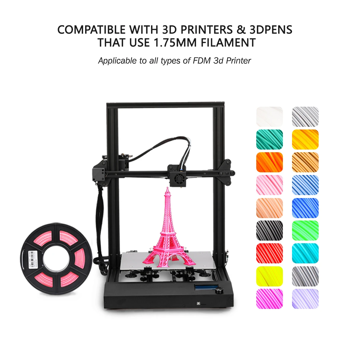 Розовый Сублимация TPU 3d принтеры нити 1 75 мм 0 5 кг ТПУ PLA в Москве гибкий anycubic süblimasyon