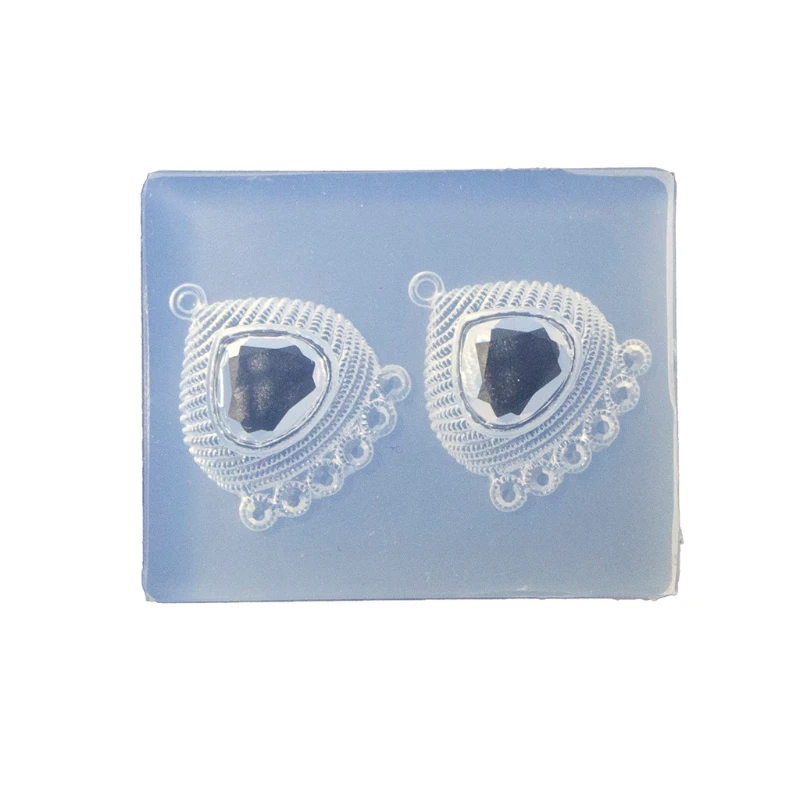 

Силиконовые формы для висячих сережек, формы для литья эпоксидной смолы для украшения на Рождество, для женщин и девочек, изготовление ювел...