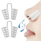 Силиконовое мини-устройство для предотвращения храпа, зажим для носа, шумоизоляция сна, корректор, помогает сну, носу, дыхание, анти-храп, зажим для носа