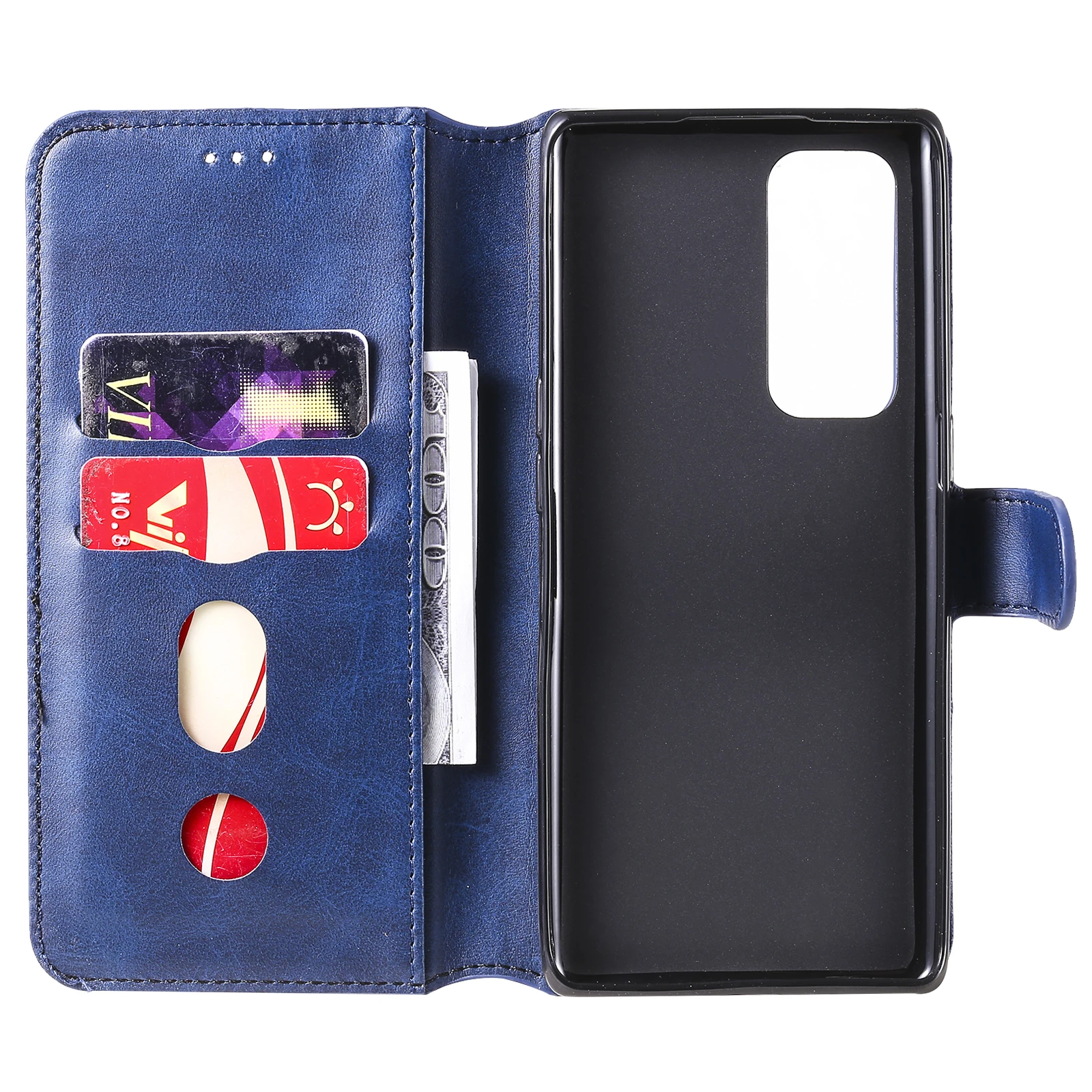 Etui Leather Flip Case For Moto One Action One Vision P40 Power E6S 2020 E7 Plus G8 G9 Play G10 G30 G50 G60 G60S Wallet Cover