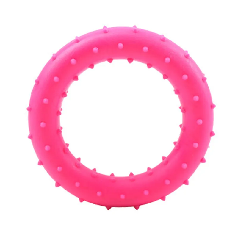 

Pet Doy Rubber Molar Toy Bite-resistant Thorn Ring Circle for Dog Puppy Tooth Cleaning Molar Training Safe Toy Pet Supplies