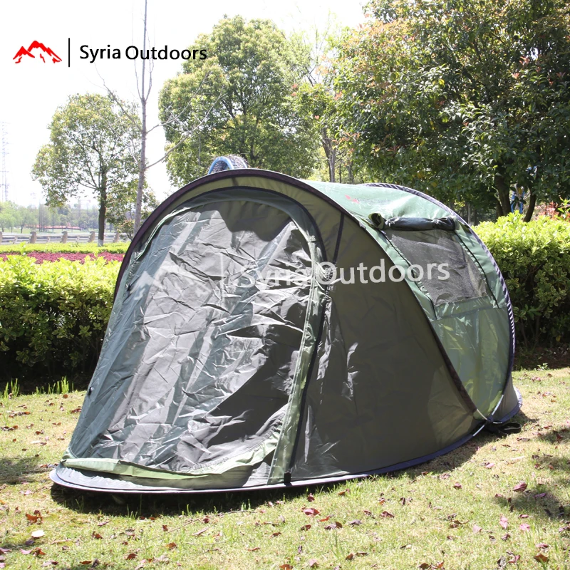 Палатка туристическая утолщенная Автоматическая на 3 4 человек быстрое открытие