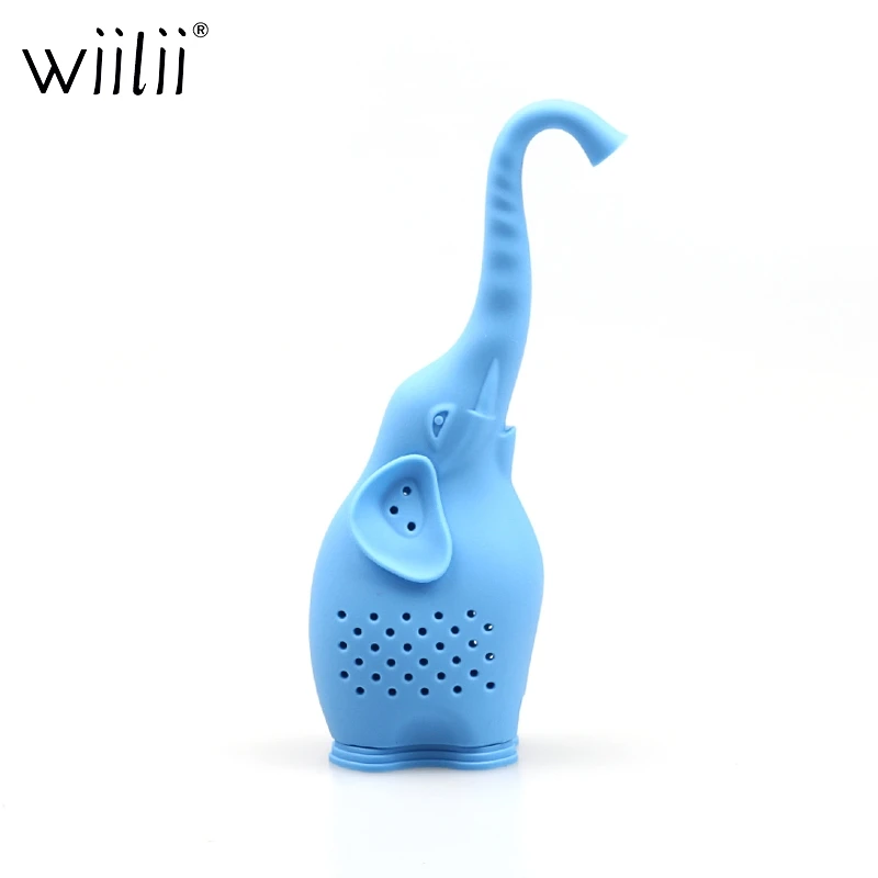 Силиконовый чайный диффузор с изображением слона из мультфильма Чайный фильтр