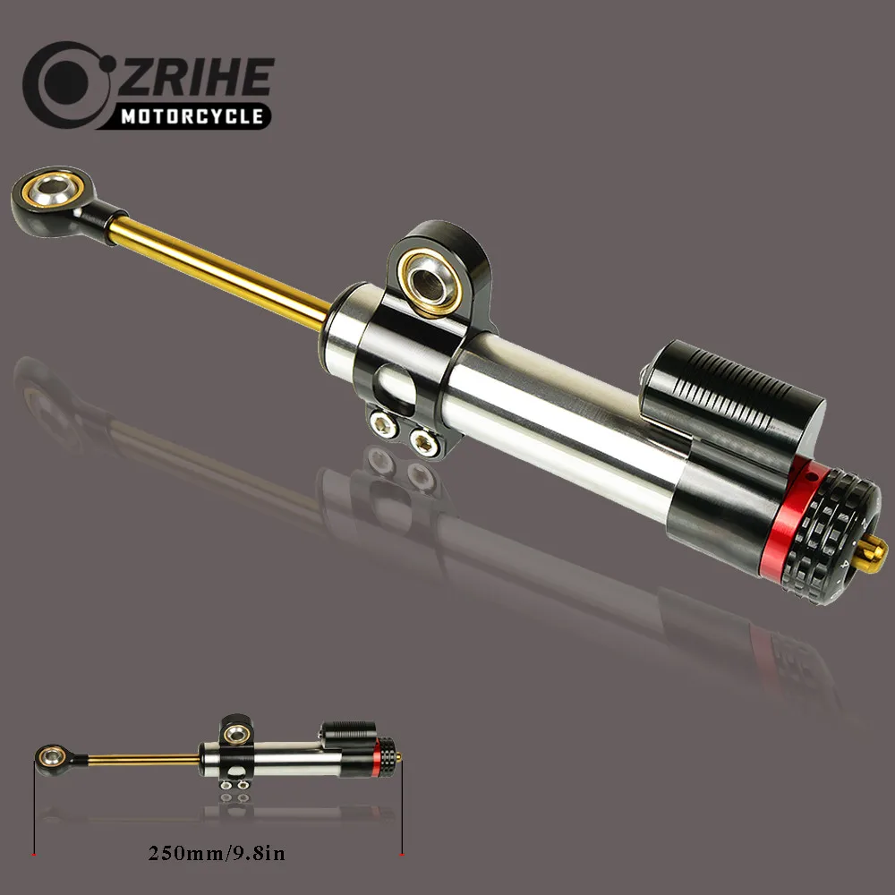 

ZRIHE Motorcycle Universal Adjustable Accessories CNC Adjustable Steering Stabilize Damper FOR KAWASAKI ZX10R ZX1100 ZX12R
