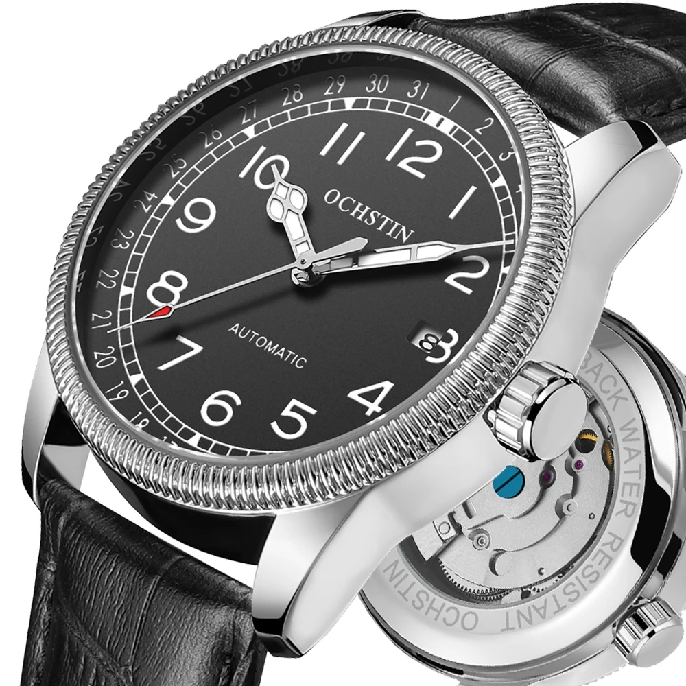 Часы мужские механические светящиеся с автоподзаводом 2022 | Наручные часы