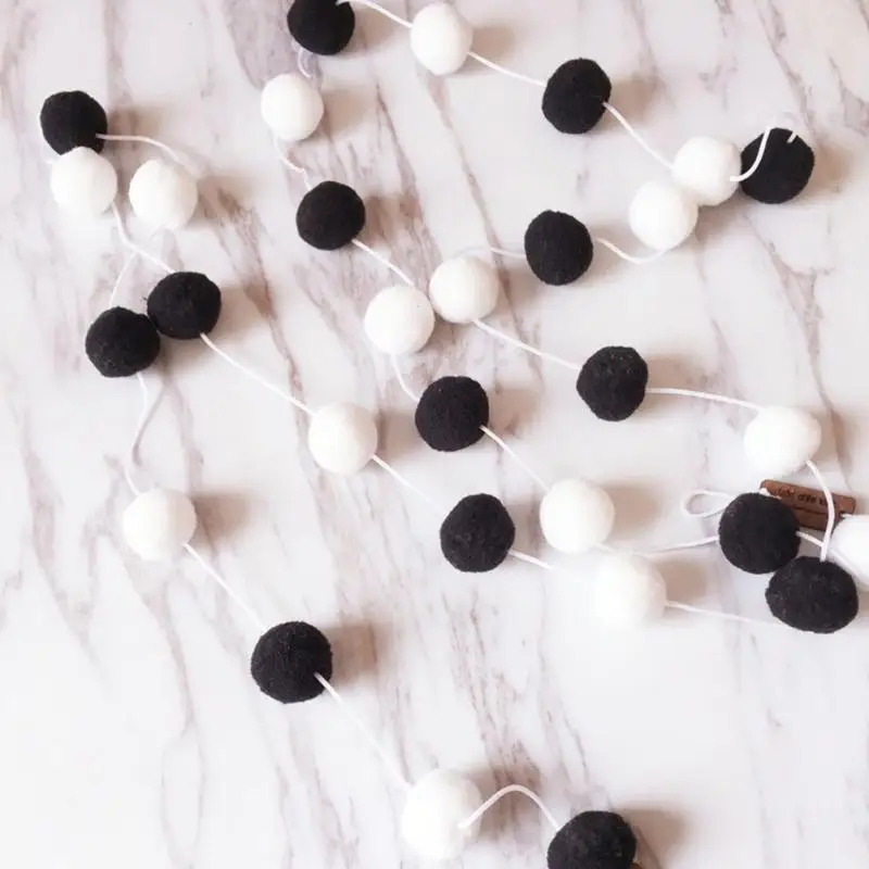 2 м Макаруны 30 волос шар Подвесная нить в скандинавском стиле украшение для дома