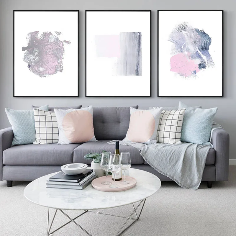 Домашний декор холст настенная красочная абстрактная картина маслом печать