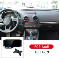 car phone holder air vent stand for iphone xs 11 for audi a3 2014 2015 2019 mobilephone auto support mount car phone bracket