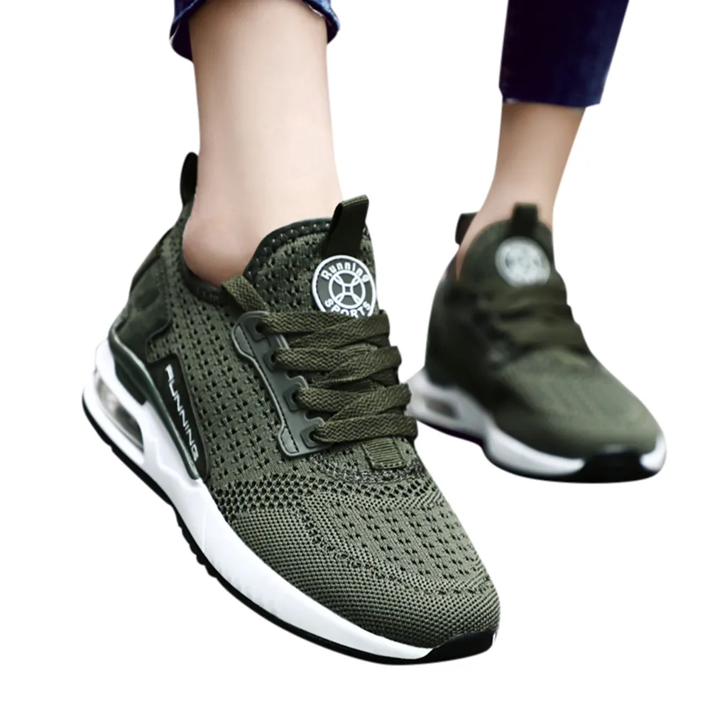 SAGACE Shoes New Fashion Couple Woven Breathable Sneakers Lightweight Comfortable Breathable Walking Casual Shoes J13