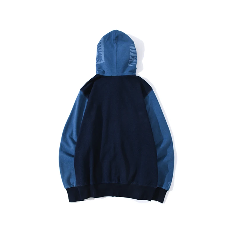 

Shark Head Stitching Denim Sweatshirt M~3XL