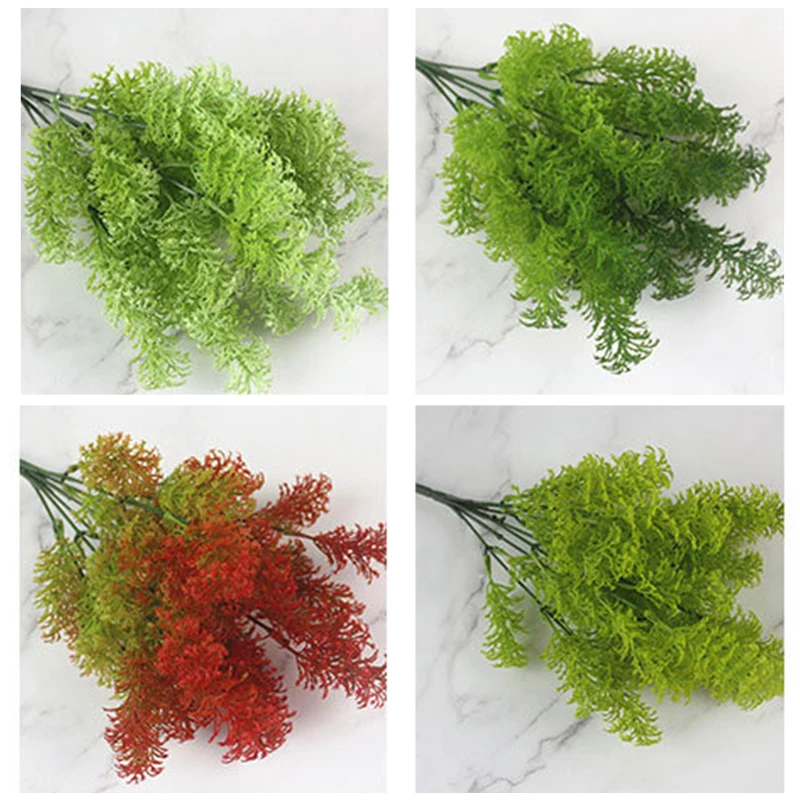 Искусственное растение с 7 ветвями искусственная пластиковая сосновая трава