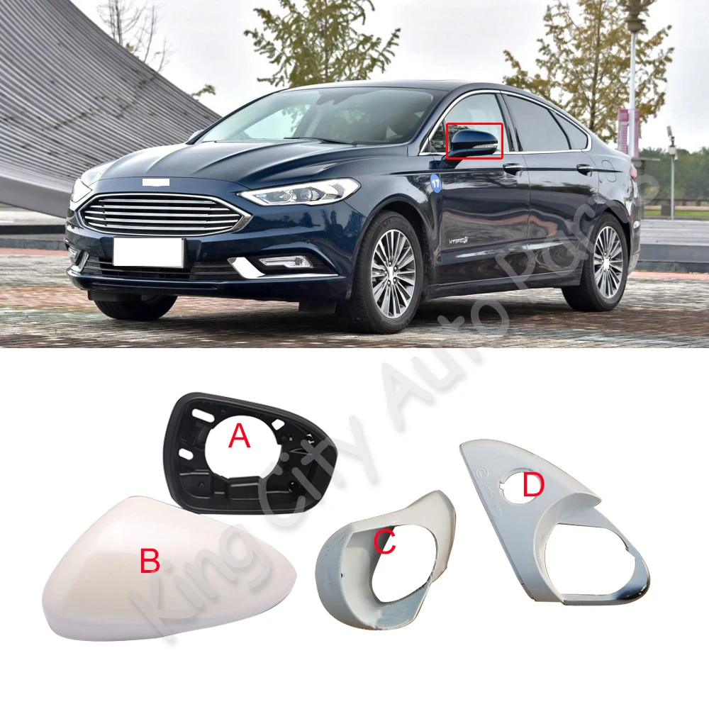 CAPQX для Mondeo Fusion 2012 2017 защитное боковое зеркало наружное заднего вида рама крышка