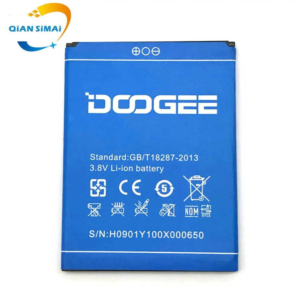Новый Y100X 2200mAh аккумулятор для мобильного телефона Doogee NOVA в наличии БЕСПЛАТНАЯ