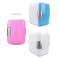 portable car fridge refrigerator cooler warmer compact skincare fruit removable partition acdc powered for office travel