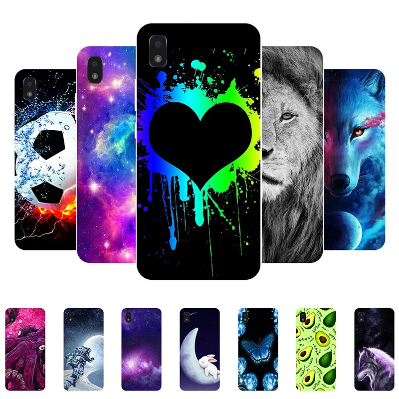 

For ZTE Blade L210 Case Soft Silicone TPU Phone Case For ZTE Blade L210 Back Cover for ZTE BladeL210 Funda L 210 Heart Pattern