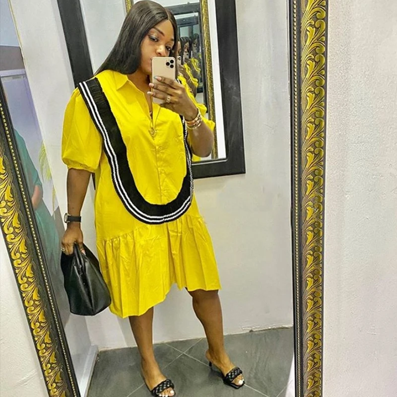 2020 African Midi Dresses For Women African Clothes Africa Dress Dashiki Ladies Clothing Ankara Africa Dress Ladies Clothes