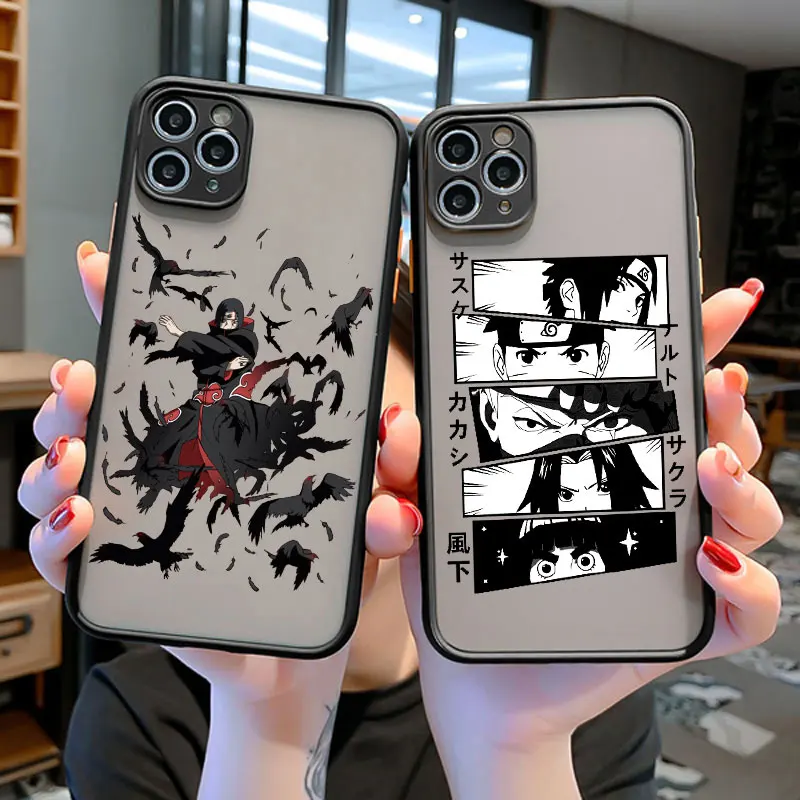 Чехол для телефона с аниме Акацуки удзумаки Какаси iPhone 12 11 Pro Max XR X XS MAX 7 8 6 6s Plus SE 2020