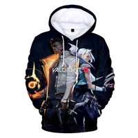 2022 fashion design 3d print game valorant new hooded sweatshirt menwomen casual autumn hoodies high quality pullover