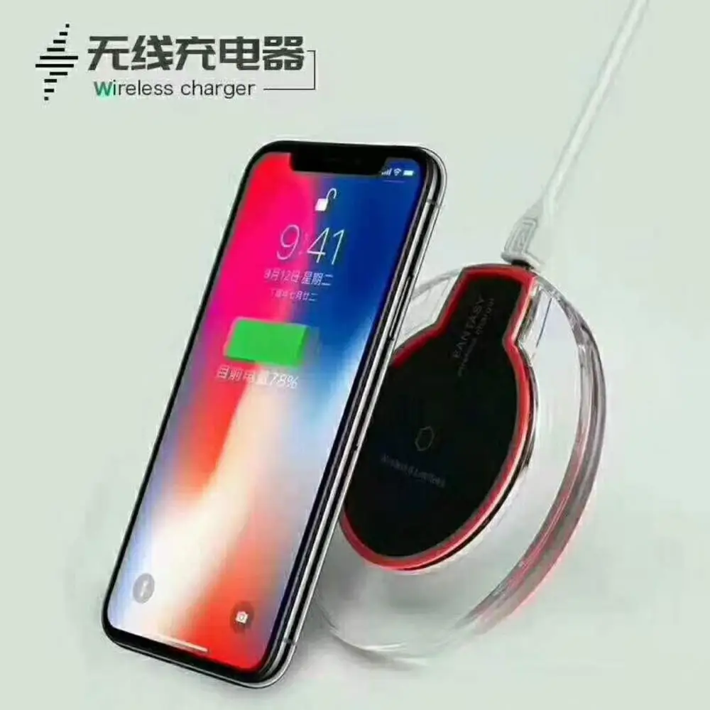QI Беспроводное зарядное устройство для iPhone X 8 XS Max XR samsung NOTE10 S9 S8 Plus xiaomi