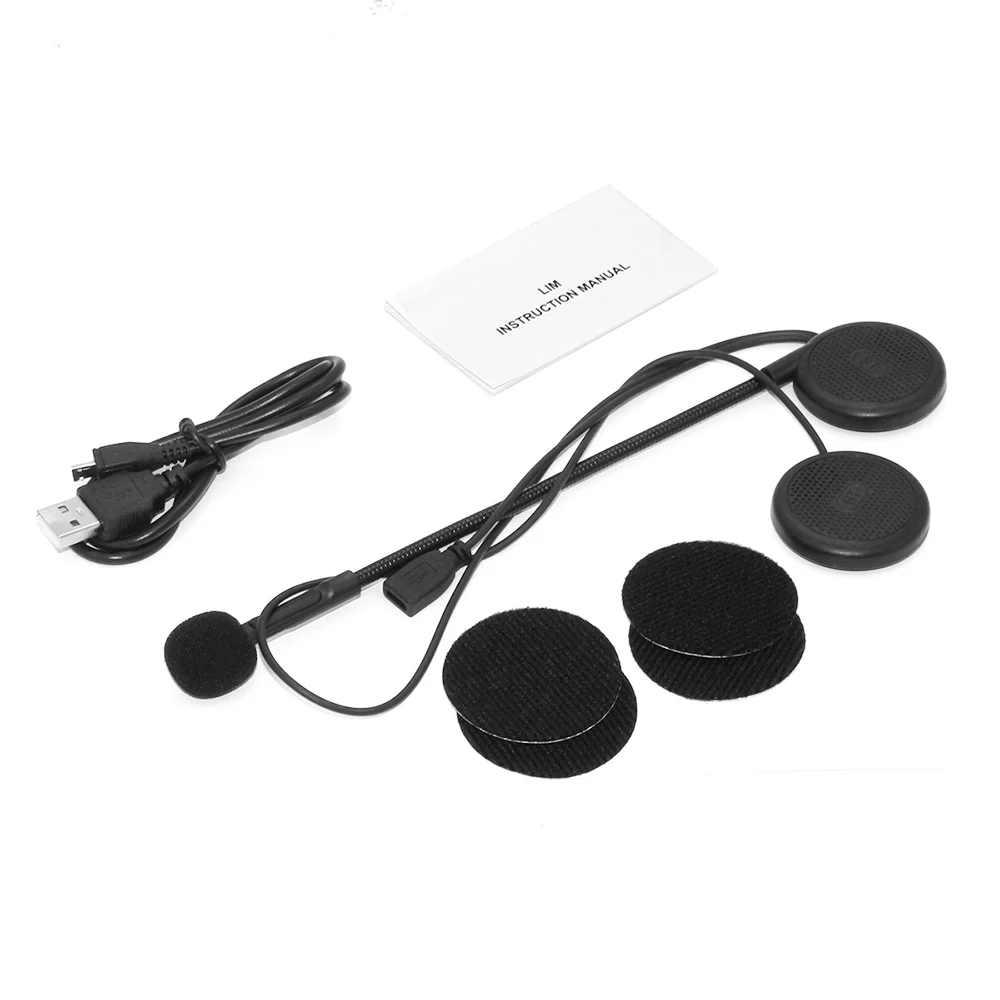 AOSHIKE беспроводной стерео ультра-тонкий мотоциклетный шлем гарнитура Bluetooth