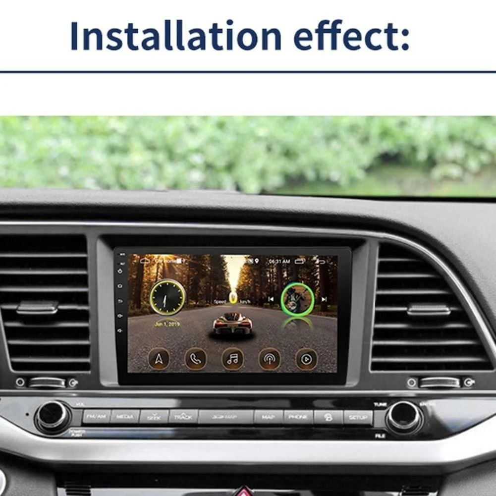 Авторадио 2DIN Android 8 1 9 дюймов 2.5D автомобильный стерео MP5 gps Navi WiFi BT APP FM радио + камера