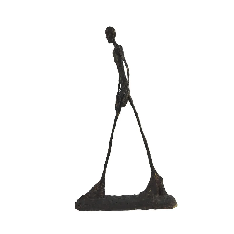 

MGT Giacometti Bronze Sculpture Abstract Home Decoration Accessories Walking Statue Home Decoration Modern Simple Walker