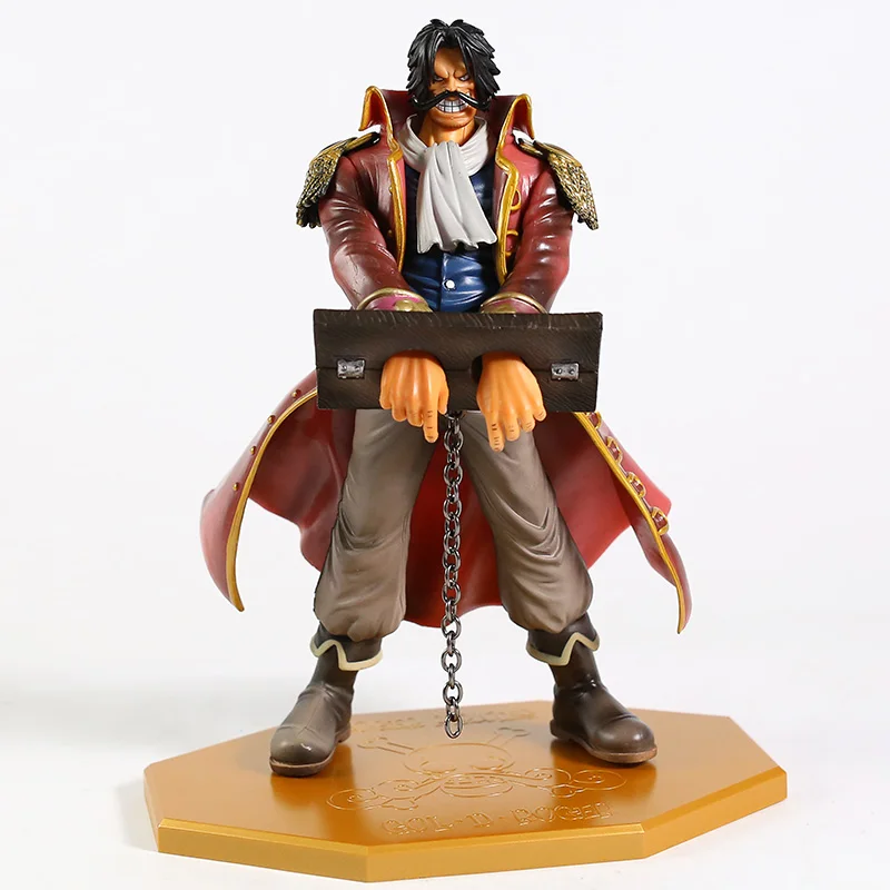 ПВХ фигурки героев Аниме: Гол Д Роджер Золотая отличная модель на 10-ю годовщину
