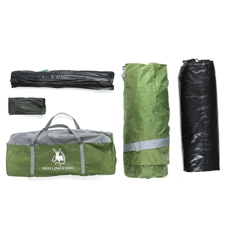 Двухслойная палатка на 3 4 человек уличная туннельная для односпальной комнаты