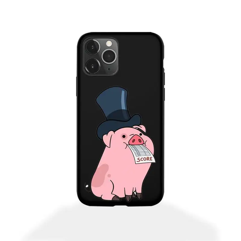 

Cute Cartoon Pink Pig Phone Case for iphone 12 11 Pro Mini XS MAX 8 7 6 6S Plus X 5S SE 2020 XR cover