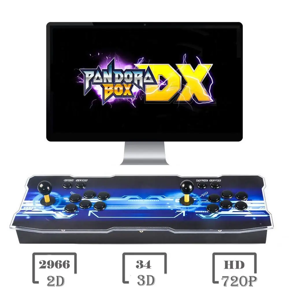 Pandora Box DX Аркада Консоль 3000 игр установлен 1280x720P добавить больше высокая оценка