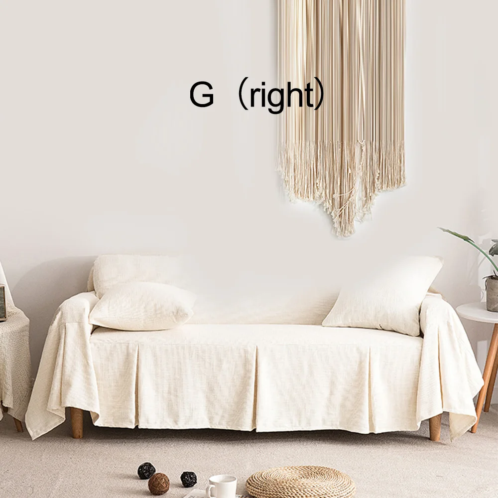 Beige170x280cm Right 1/2/3/4-Seater для диванов одноцветное Цвет Универсальный диван Полотенца все включено пылезащитный чехол для дивана домашняя наволочка чехлов - Цвет: Beige170x280cm Right