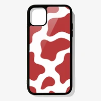 phone case for iphone 12 mini 11 pro xs max x xr 6 7 8 plus se20 high quality tpu silicon cover red cow