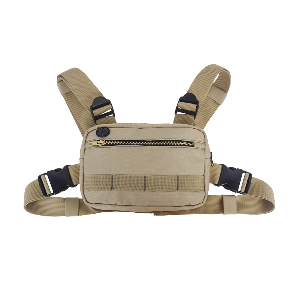 

Hiking Chest Day Pack Sports Molle Pouch Chest Rig Bags Phone Wallet Holder
