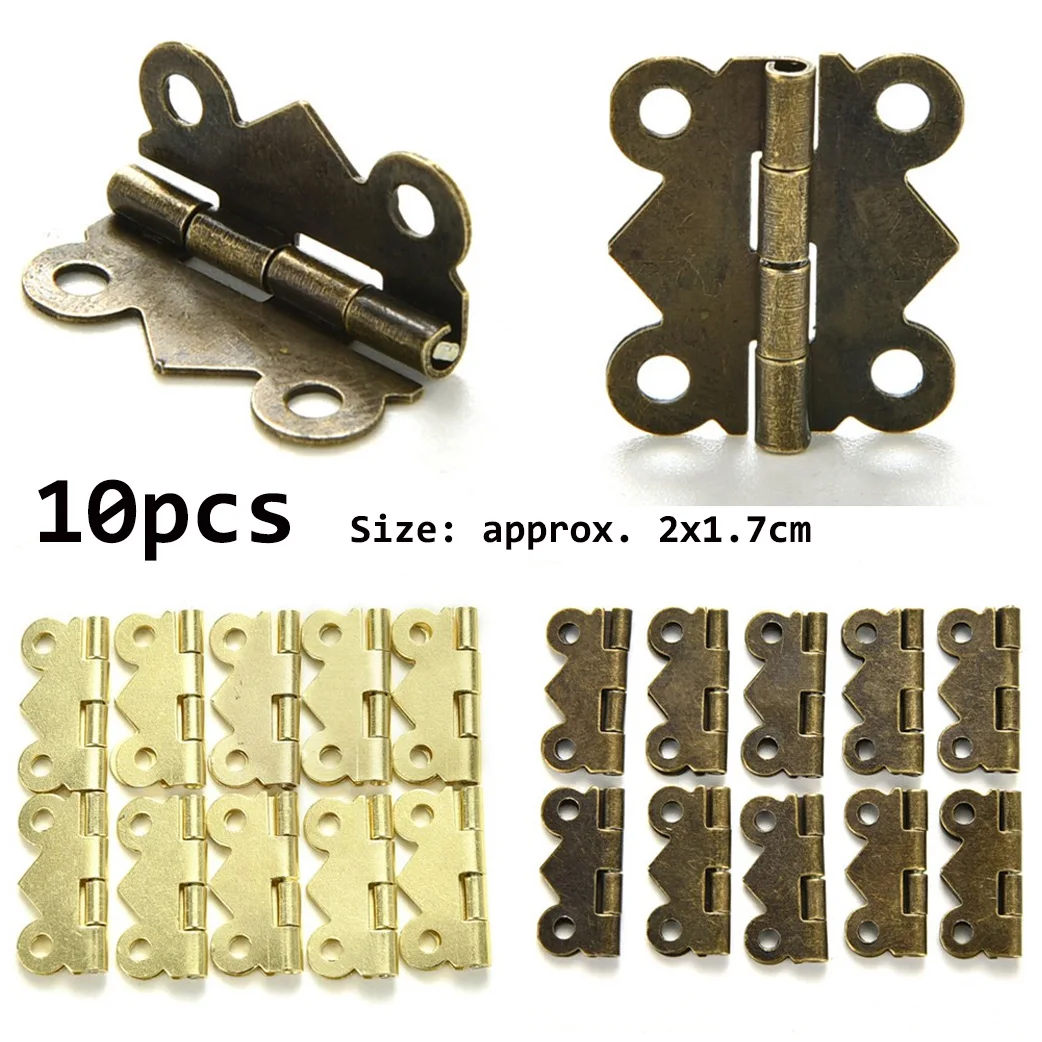 20x17 мм 10 шт винтажный антикварный латунный шарнир бабочки для ювелирных изделий