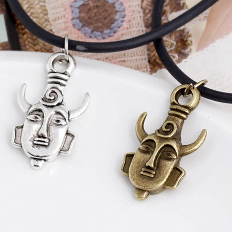 

New Hot Sale 3 Color Angel Wicca Dean Winchester Jensen Ackles Supernatural Amulet Pendant Movie Buddha Head Men Necklace Gifts