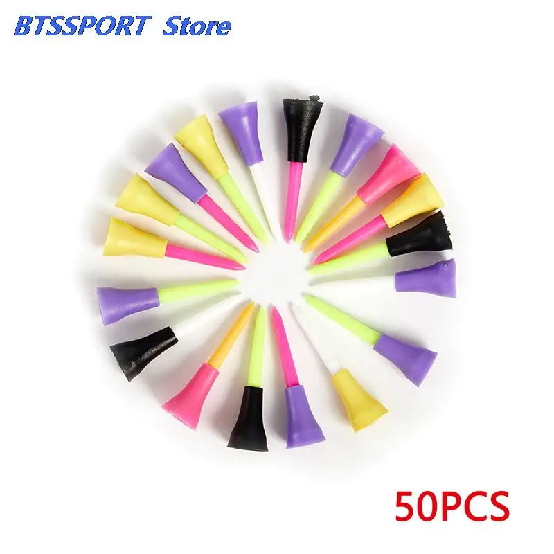 50 шт. 56 мм профессиональные инструменты для гольфа разноцветные пластиковые