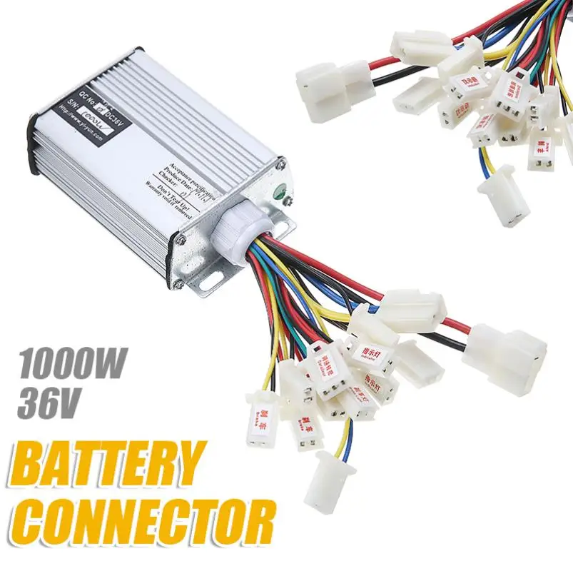 

DC 36V 1000W Brushed Regulator Speed DC Motor Controller Scooter Bicycle E-bike Electric Motor Accessories