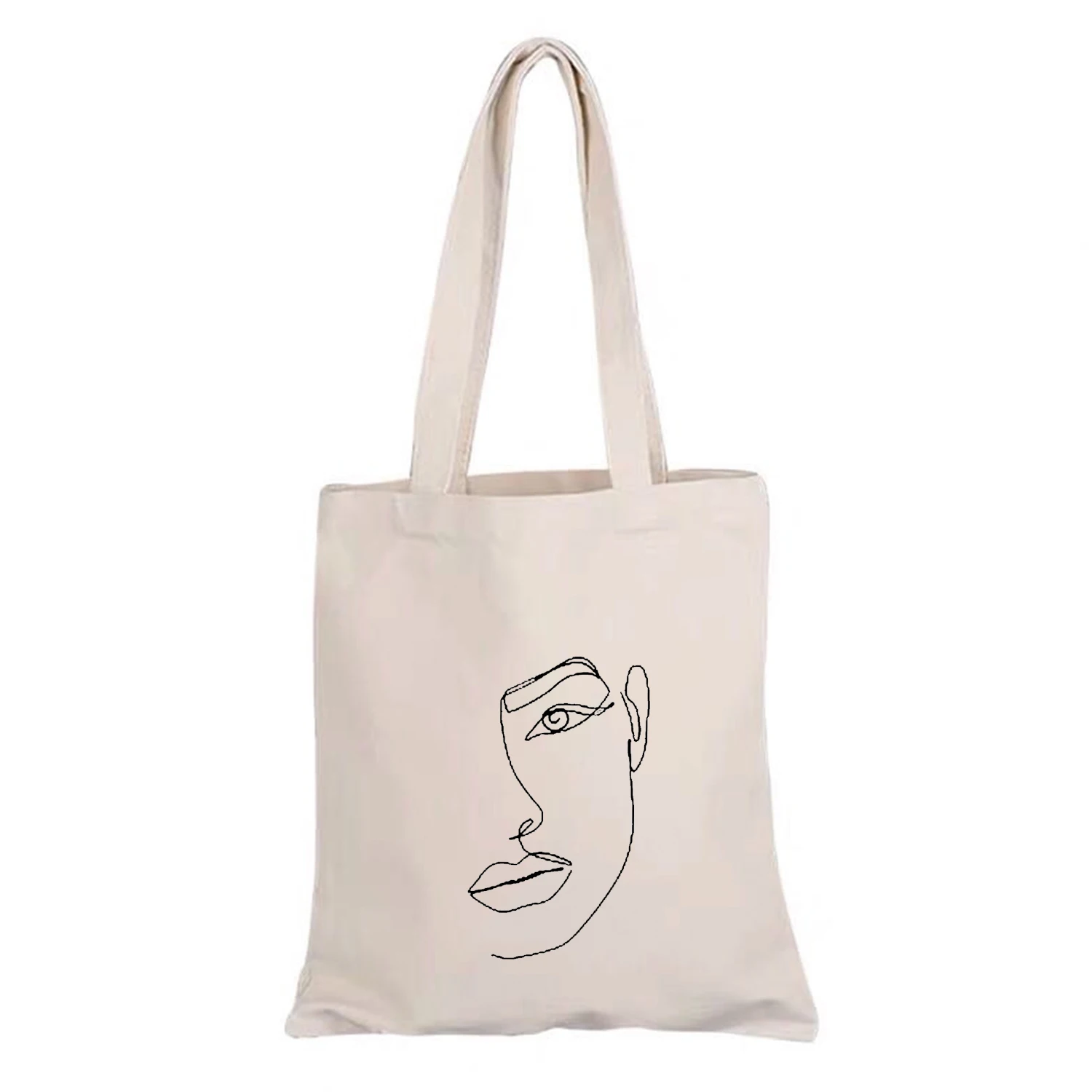 Сумка-тоут женская тканевая многоразовая винтажная | Багаж и сумки