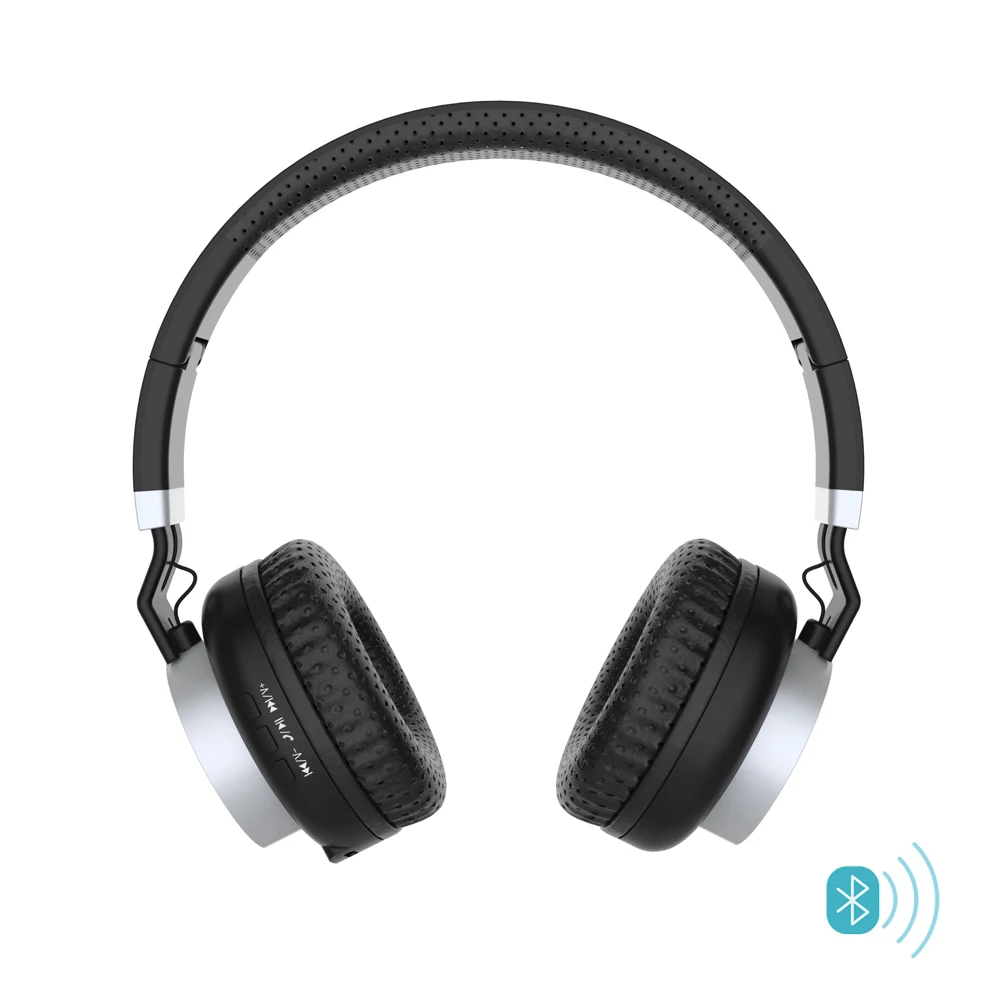 Складные Наушники Bluetooth 5,0 с сабвуфером, беспроводные и проводные, двойное использование, портативная, на голову, дышащая гарнитура с микрофоном