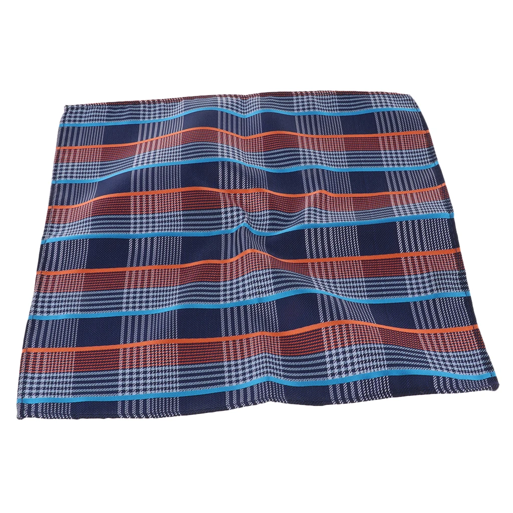 Хлопковый клетчатый мужской платок квадратные декоративные костюмы сетчатый 25x25