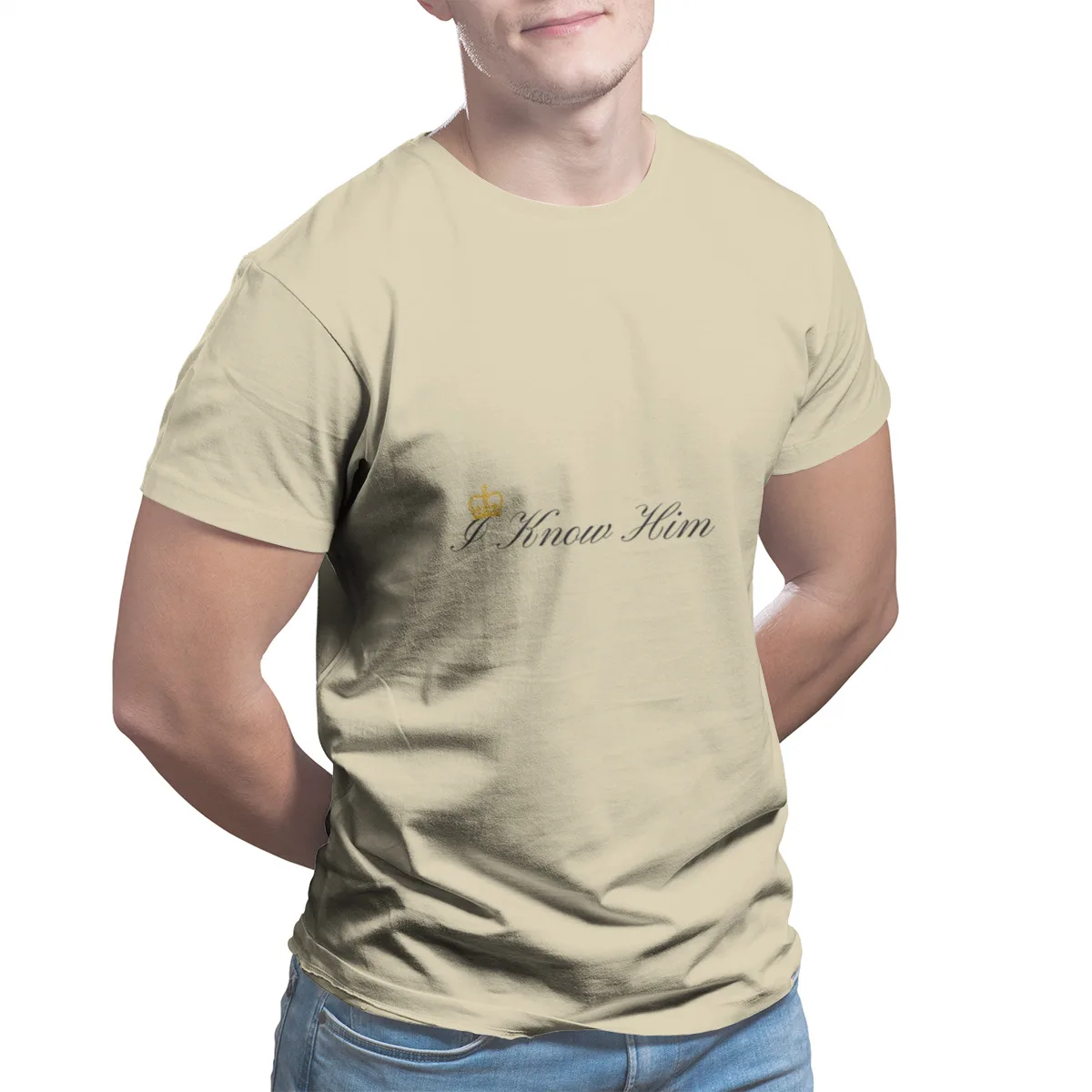 

I Know Him T-Shirt Vintage Funny Couples Matching Christmas Oversized Tshirts 12773