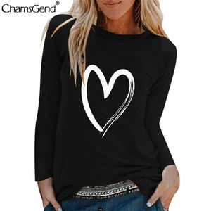 Футболка женская зимняя, с круглым вырезом и длинным рукавом, 3xl