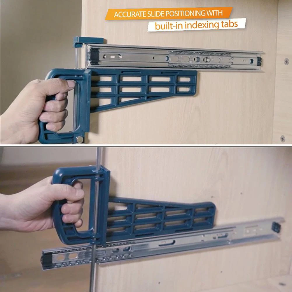 Универсальный выдвижная направляющая для крепления ящика шкафа мебельная