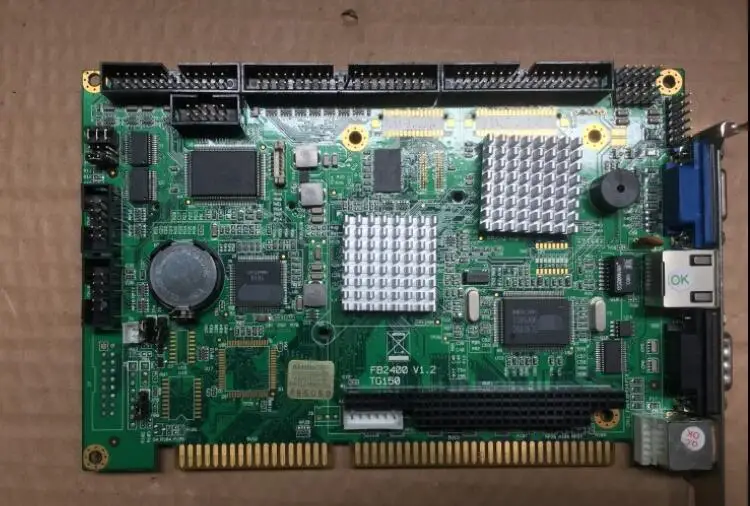 100% OK оригинальная плата IPC FB2400 V1.2 шина ISA Промышленная материнская половинного