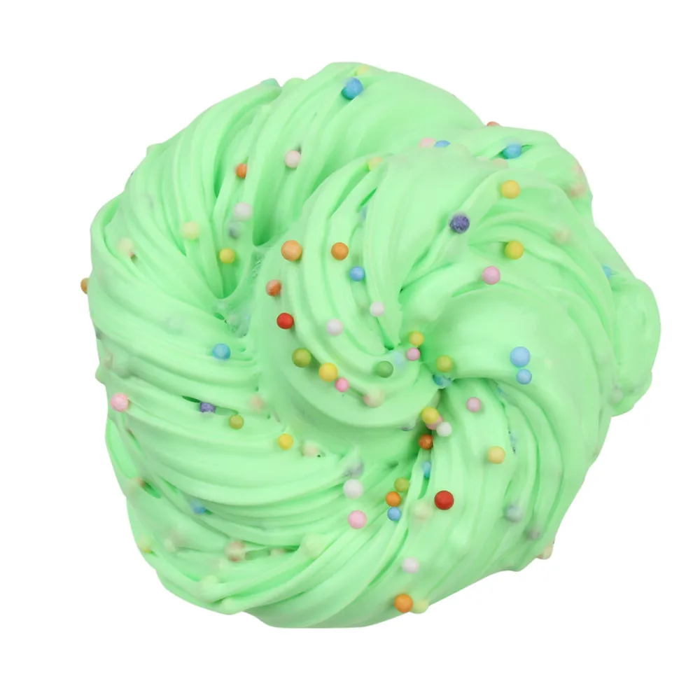 Цветной Лизун пушистый полимер антистресс амулеты хлопок грязь пониженное