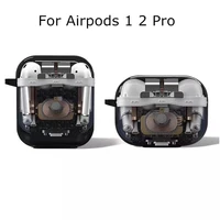 funny mechanical structure case for apple airpods 1 2 3 pro soft tpu case for air pods pro protective cover for air pods 2 pro